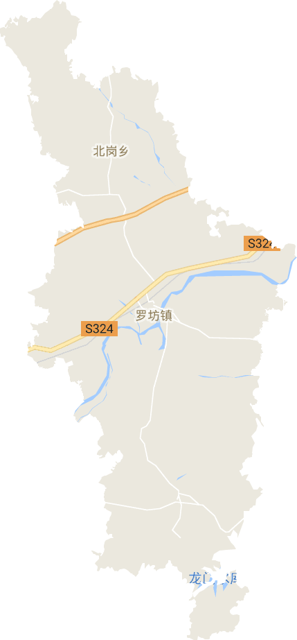 罗坊镇电子地图