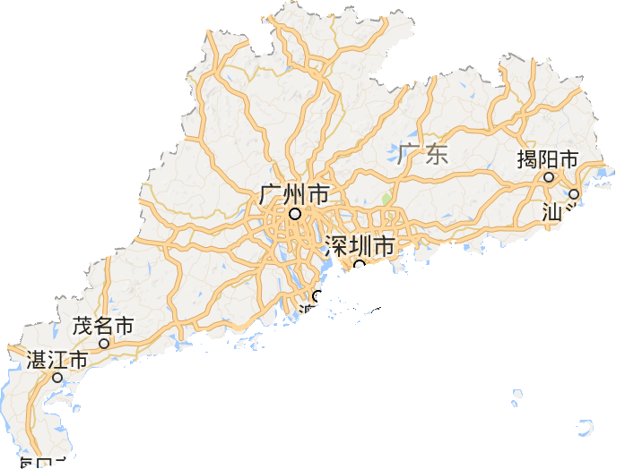 广东省电子地图