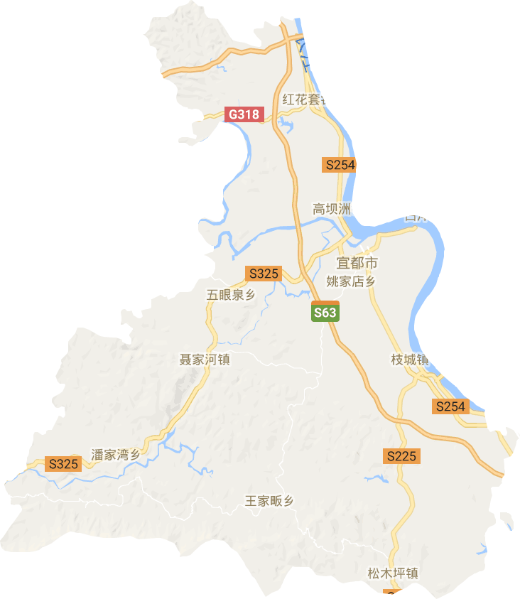 宜都市电子地图