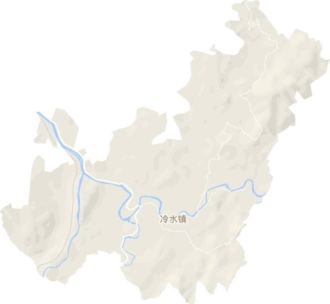 冷水镇电子地图