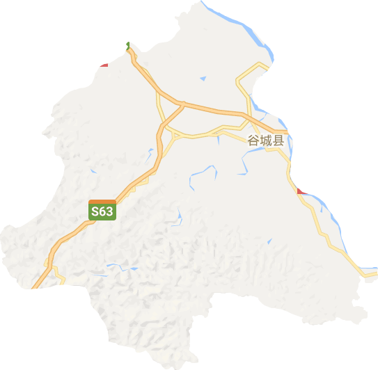谷城县电子地图