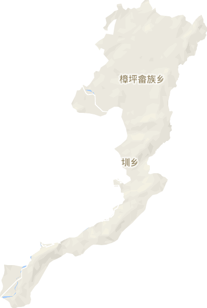樟坪畲族乡电子地图