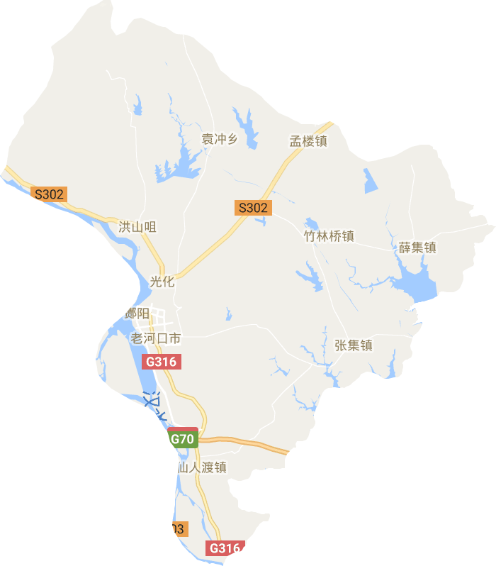 老河口市电子地图