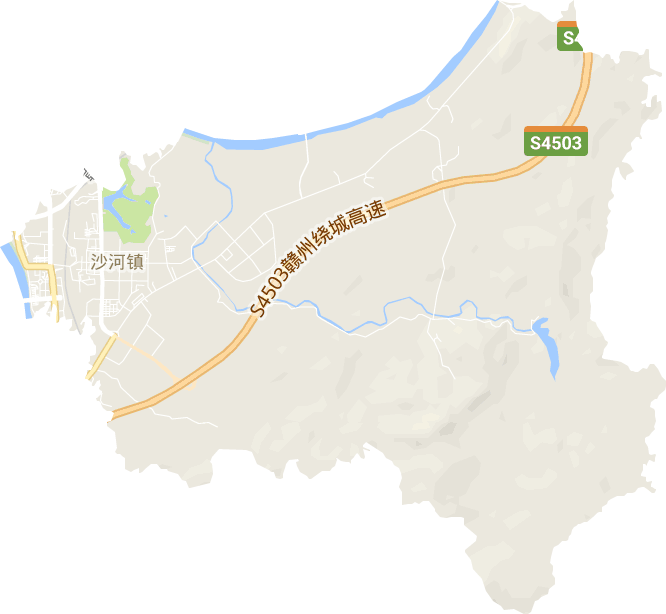 沙河镇电子地图