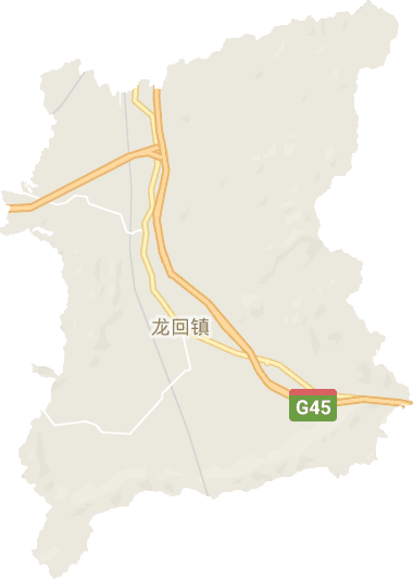 龙回镇电子地图