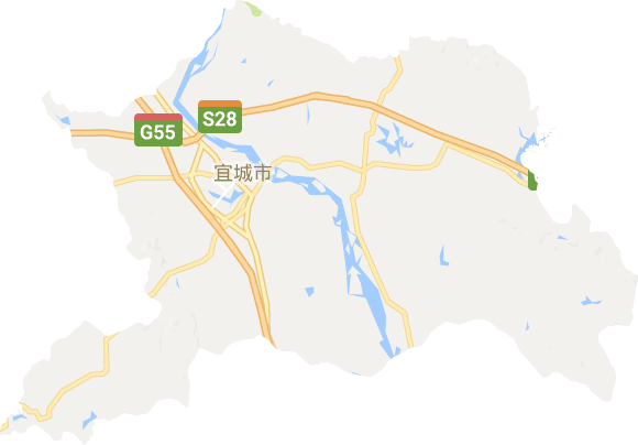 宜城市电子地图