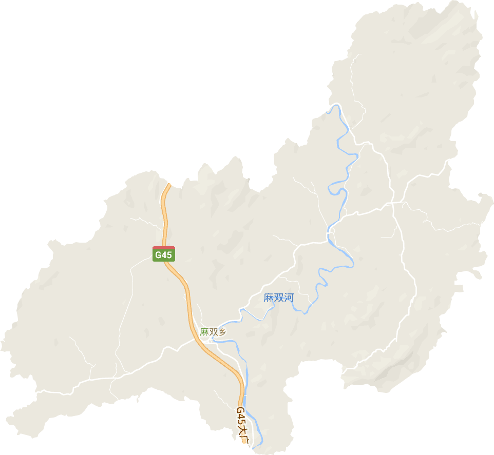 麻双乡电子地图