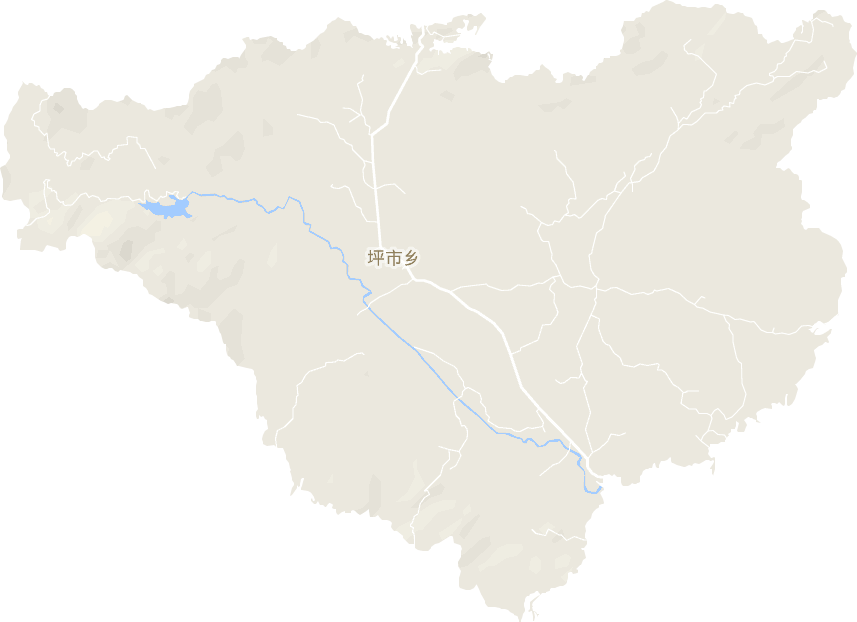 坪市乡电子地图