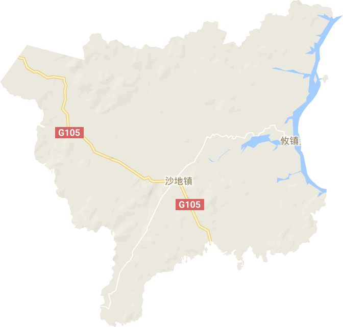 沙地镇电子地图