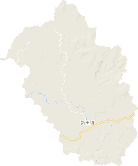 新田镇电子地图