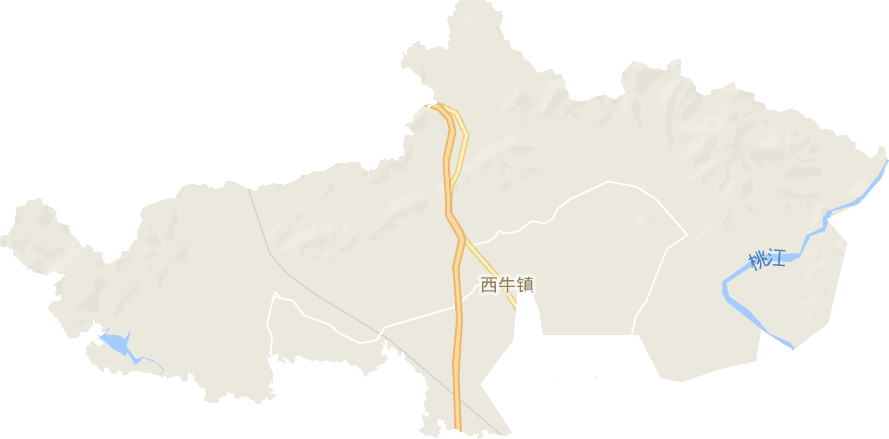 西牛镇电子地图
