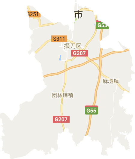 掇刀区电子地图