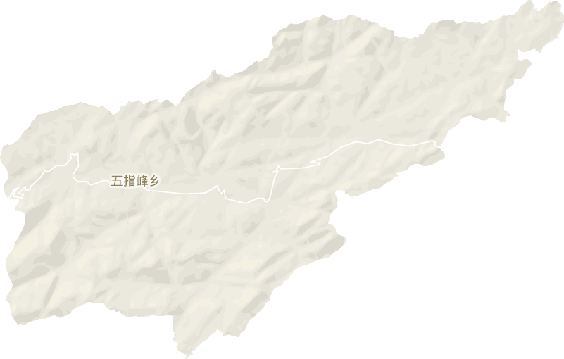 五指峰乡电子地图