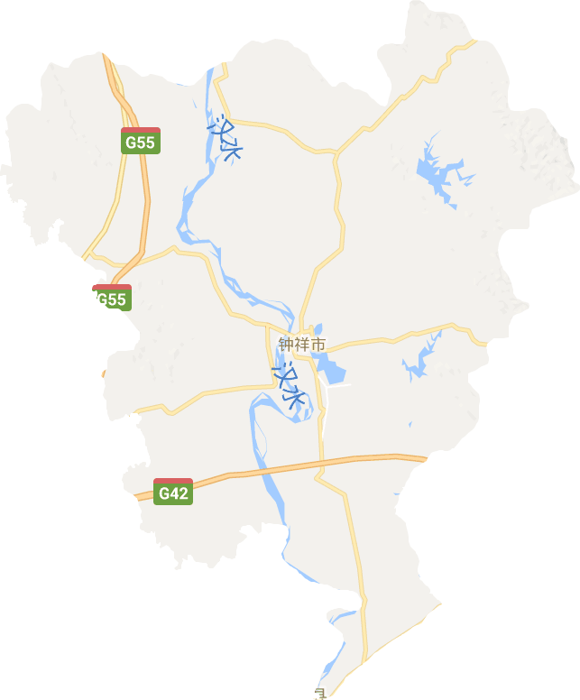 钟祥市电子地图