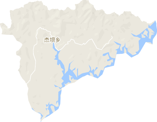 杰坝乡电子地图