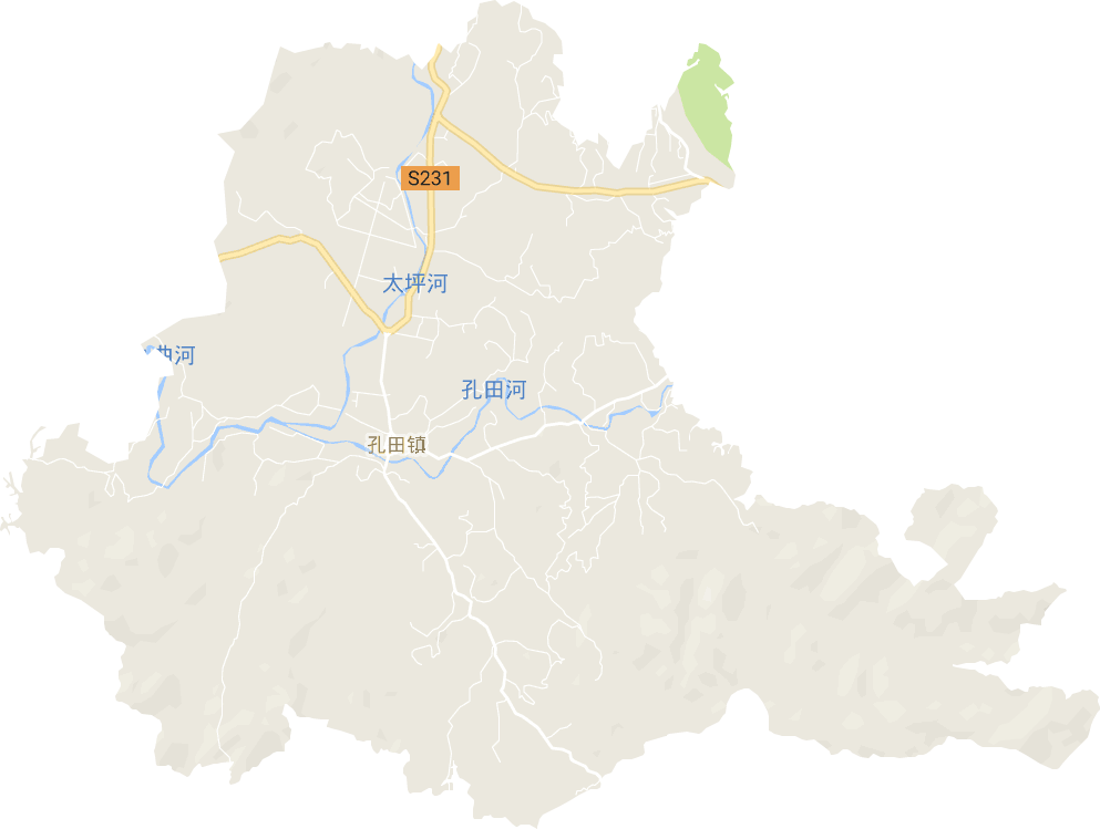 孔田镇电子地图