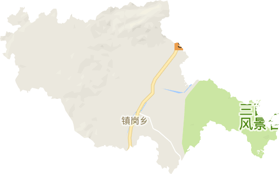 镇岗乡电子地图
