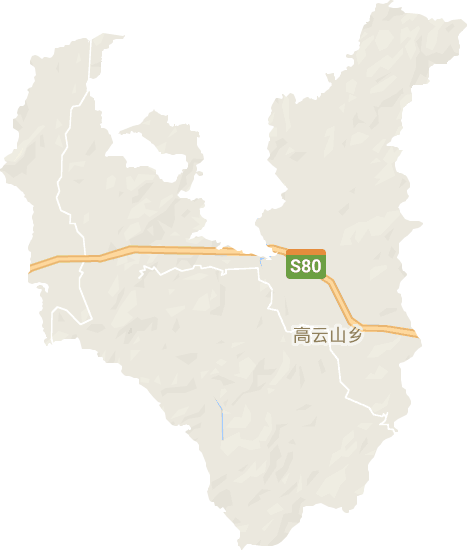 高云山乡电子地图