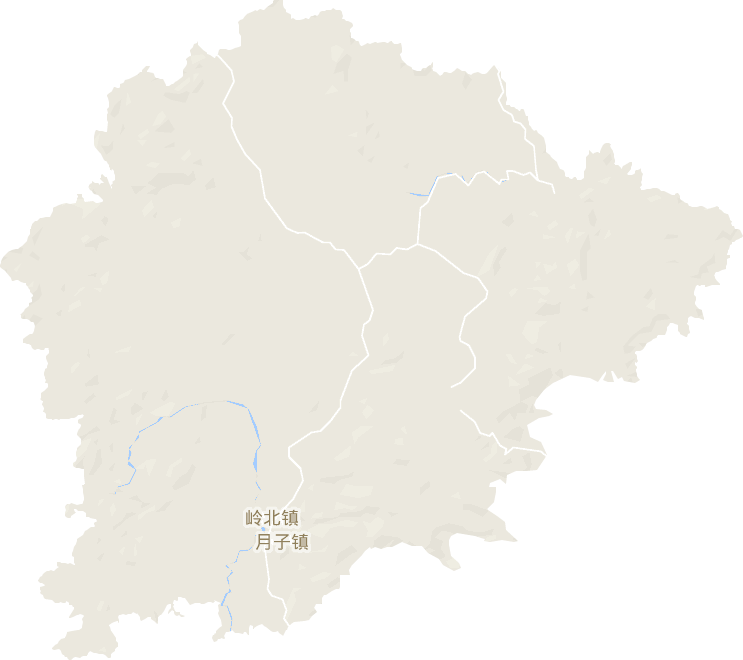 岭北镇电子地图
