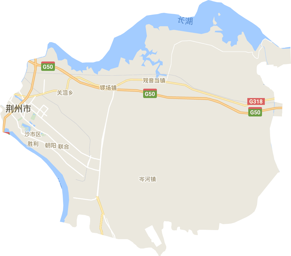 沙市区电子地图