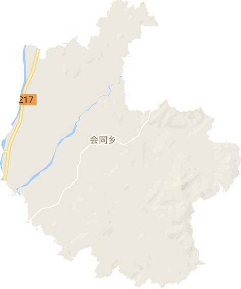 会同乡电子地图