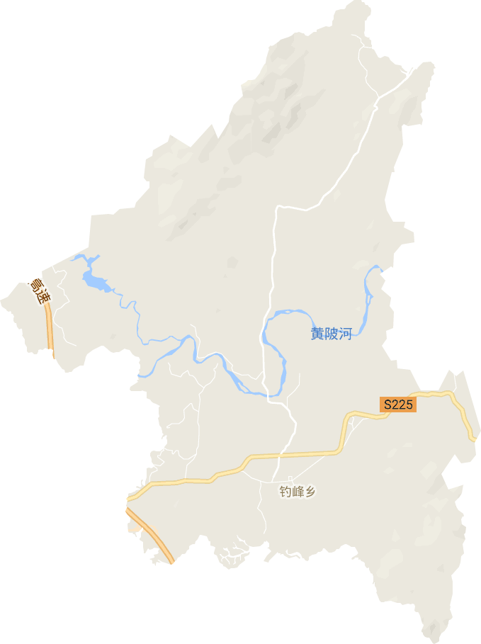 钓峰乡电子地图
