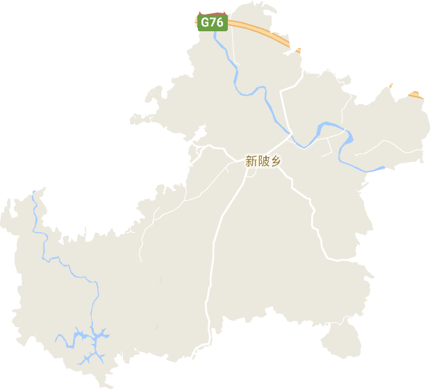 新陂乡电子地图
