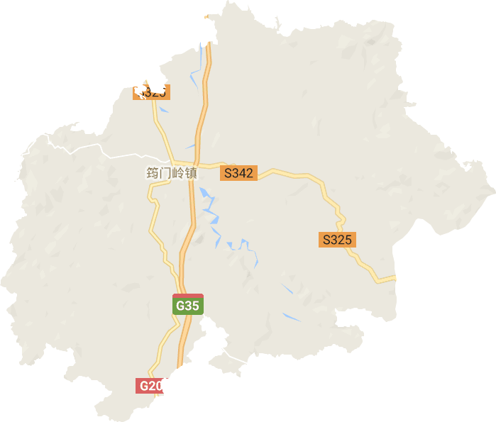筠门岭镇电子地图