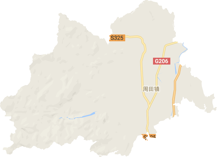 周田镇电子地图