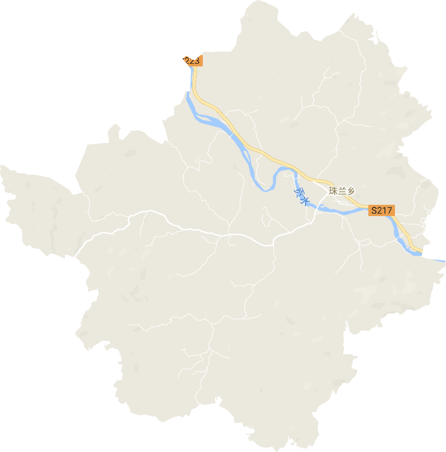 珠兰乡电子地图