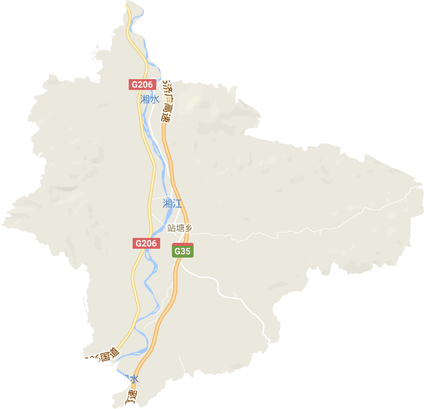 站塘乡电子地图