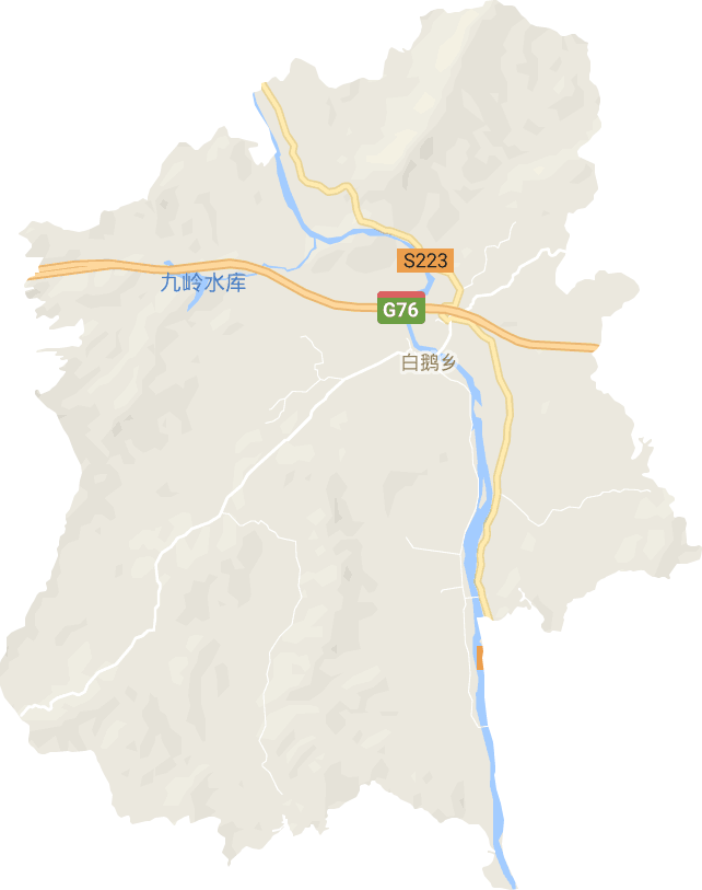 白鹅乡电子地图