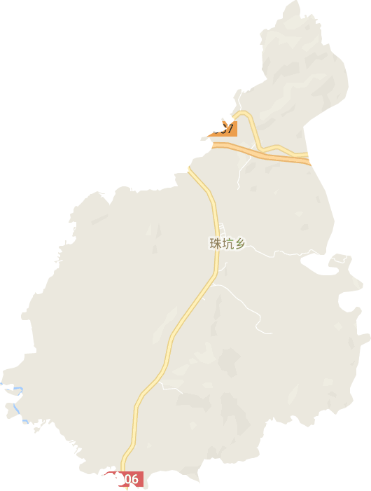 珠坑乡电子地图