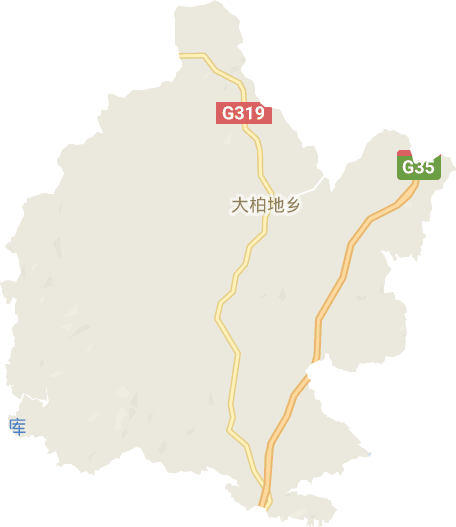 大柏地乡电子地图
