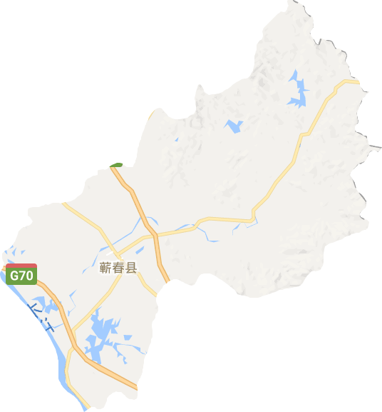 蕲春县电子地图
