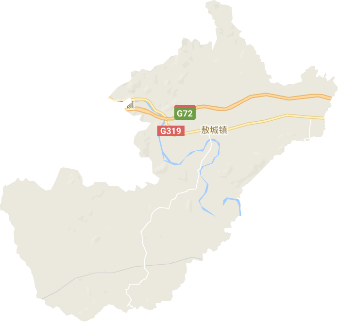 敖城镇电子地图