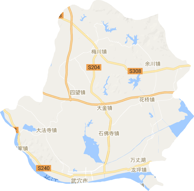 武穴市电子地图