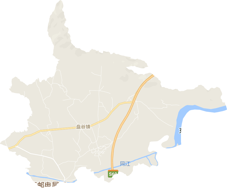 盘谷镇电子地图
