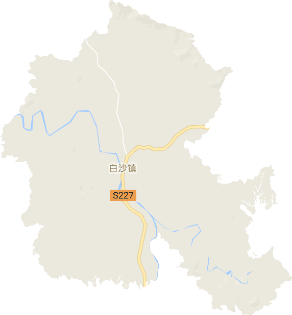 白沙镇电子地图