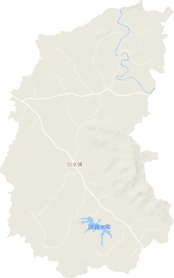 白水镇电子地图