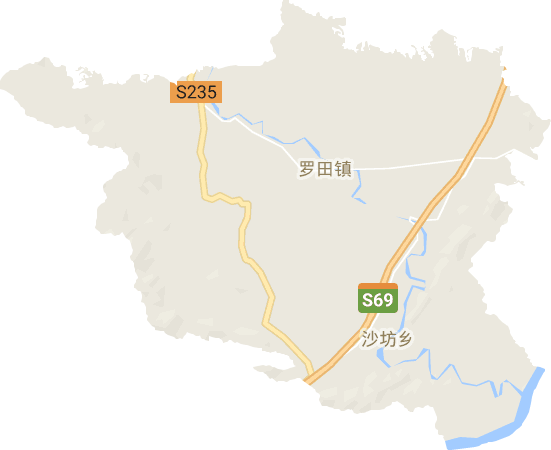 罗田镇电子地图