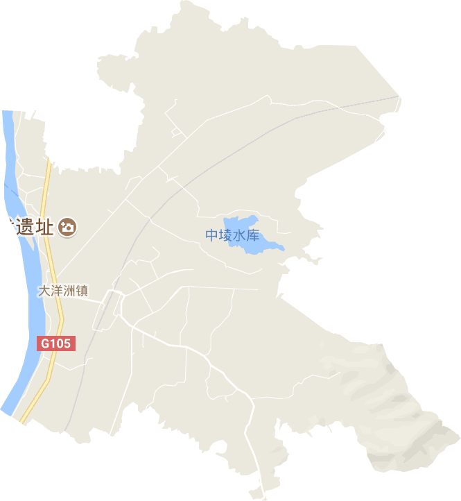 大洋洲镇电子地图