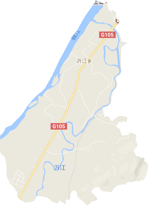 沂江乡电子地图