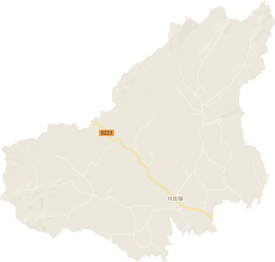 坑田镇电子地图