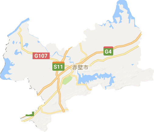 赤壁市电子地图