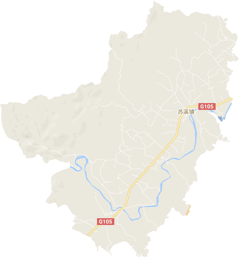 苏溪镇电子地图
