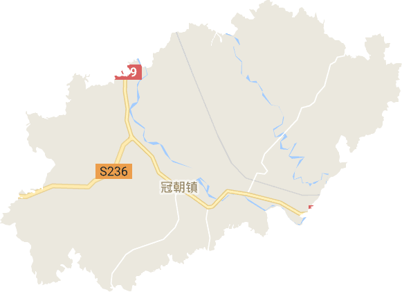 冠朝镇电子地图