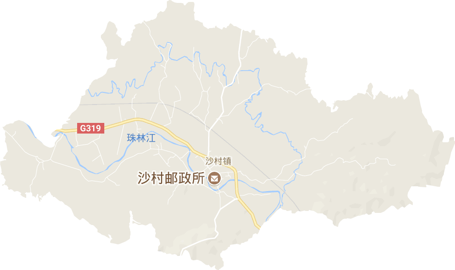 沙村镇电子地图