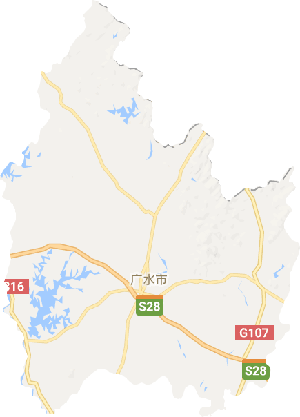 广水市电子地图