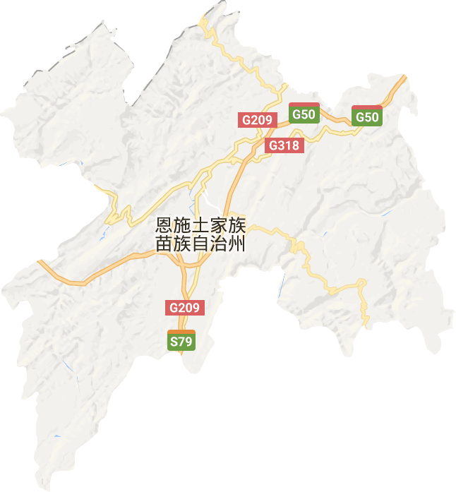 恩施市电子地图